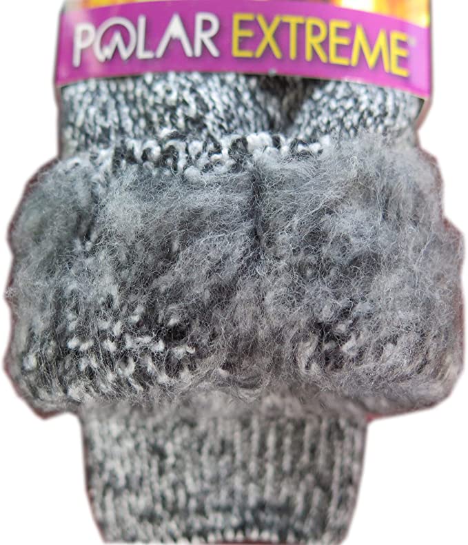 Pack of 2 - Polar Extreme Heat Women Snow Design Winter Luxurious Soft Holiday Thermal Crew Socks - Assorted - Image 8