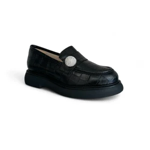 Marian Coco Black Chunky Loafer