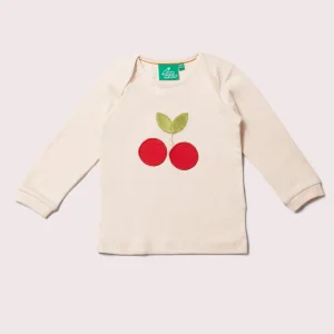 Cherries Applique Long Sleeve T-Shirt