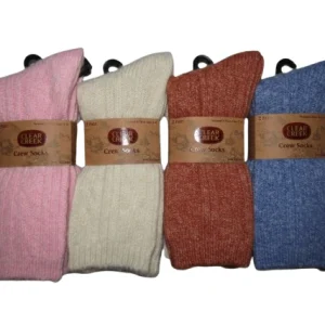 Women’s 4-Pack Clear Creek Crew Socks – Assorted Colors