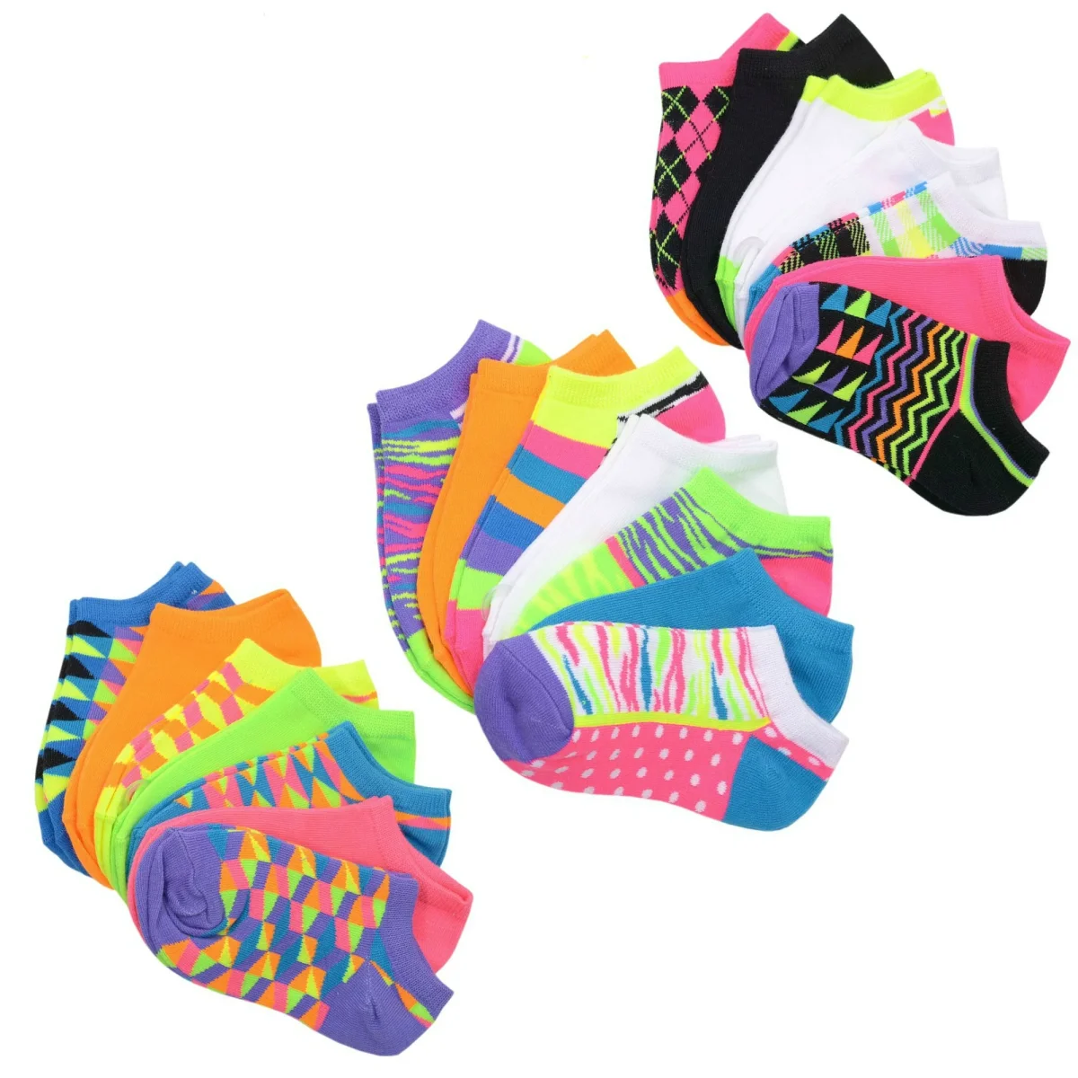 Women's Everlast Athletic Ankle Socks, 14 Pairs - Image 2